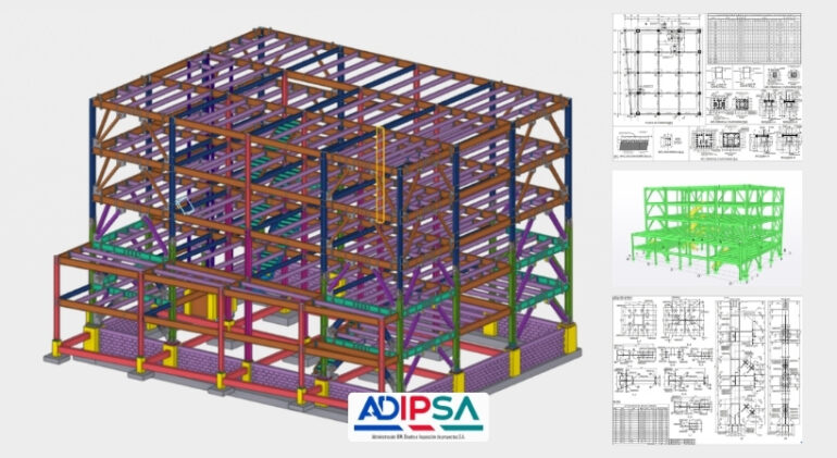 SMP Office – Structural Design & Steel Detailing Project