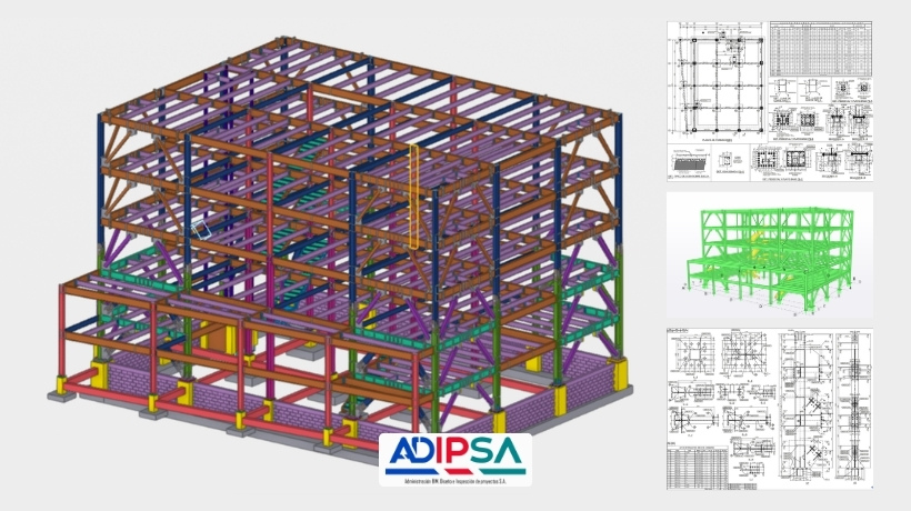 SMP Office – Structural Design & Steel Detailing Project